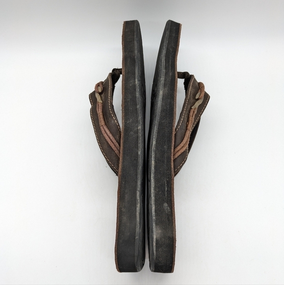 Gotcha Brown Thong Sandal With Fishhook Accent 13 - Picture 5 of 7